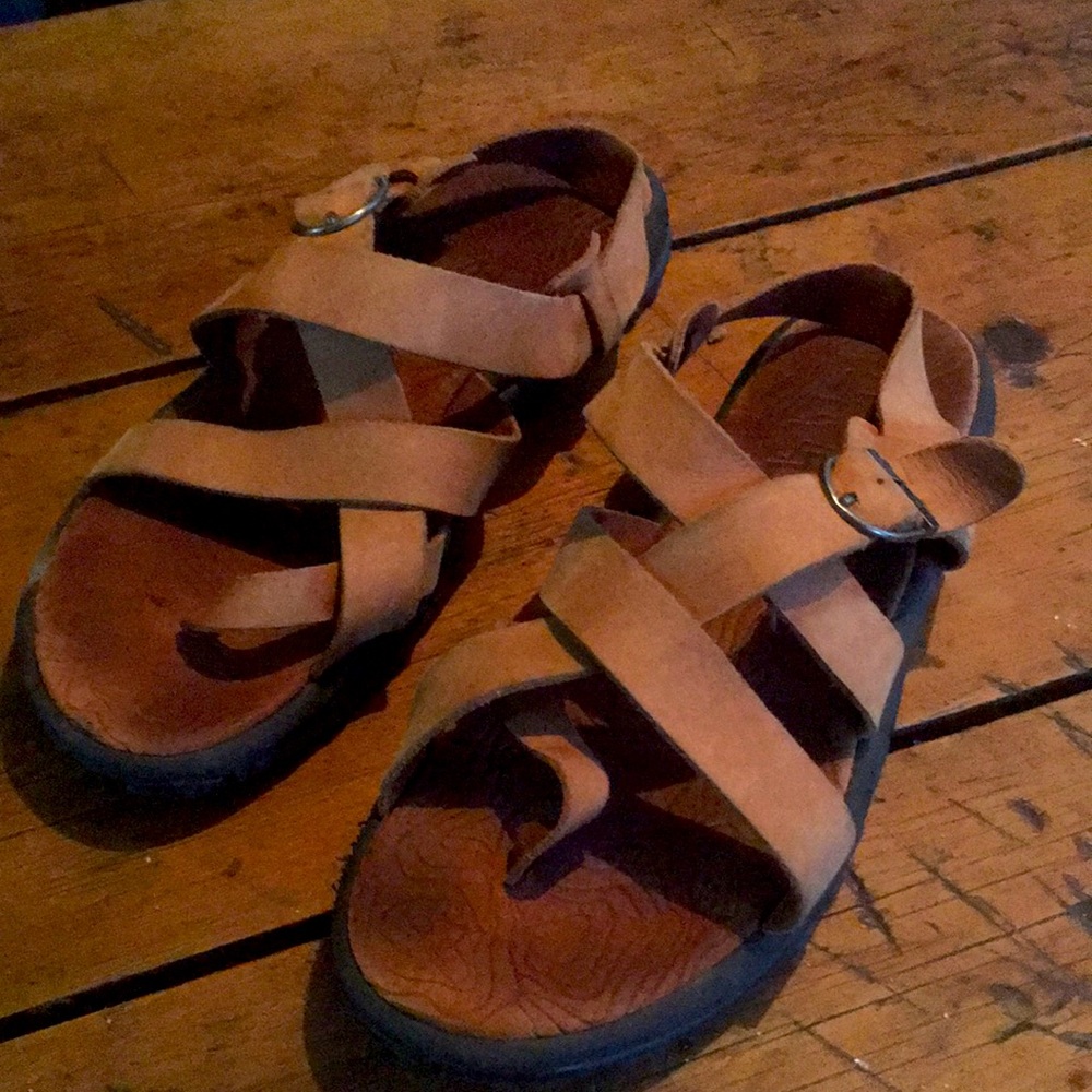 Teva Leather Strap Sandals